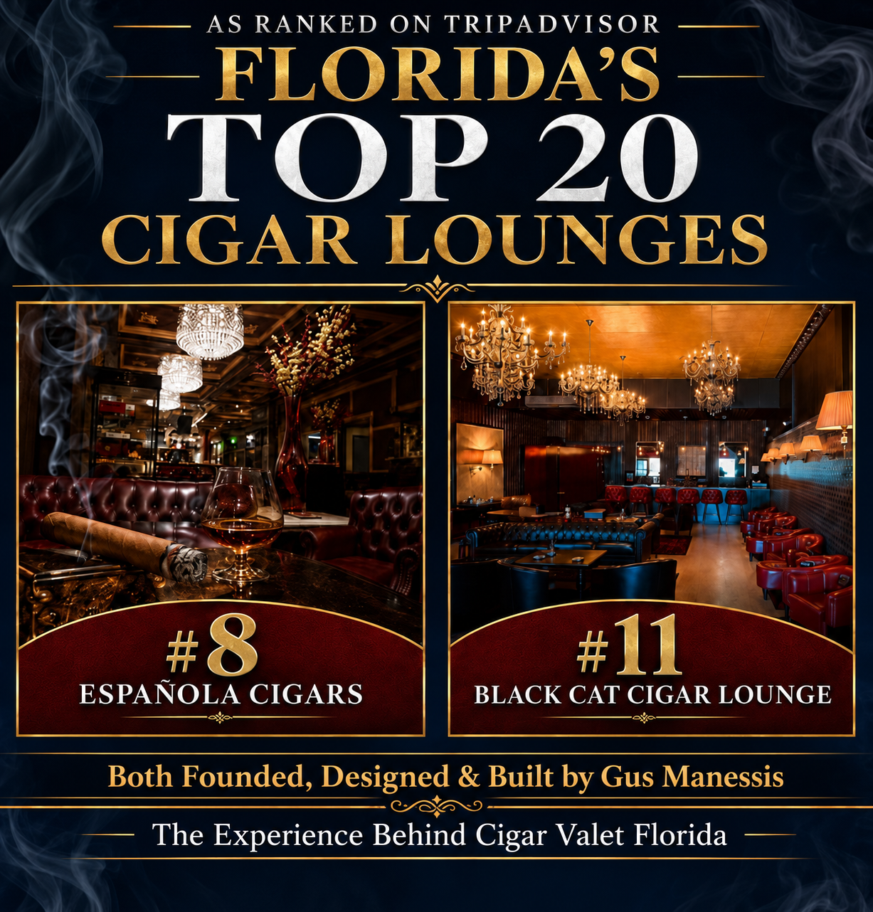 Florida's Top 20 Cigar Lounges: #8 Española Cigars and #11 Black Cat Cigar Lounge